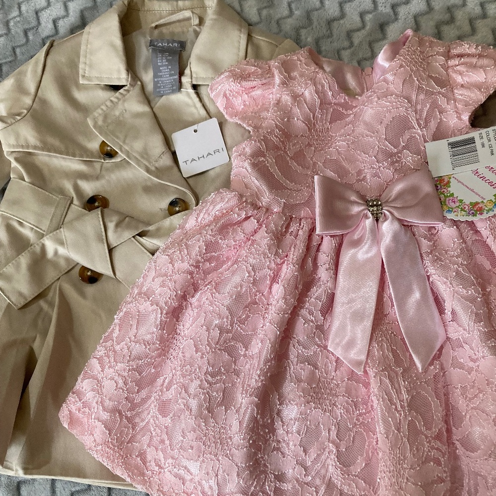 New 18 months dress and jacket